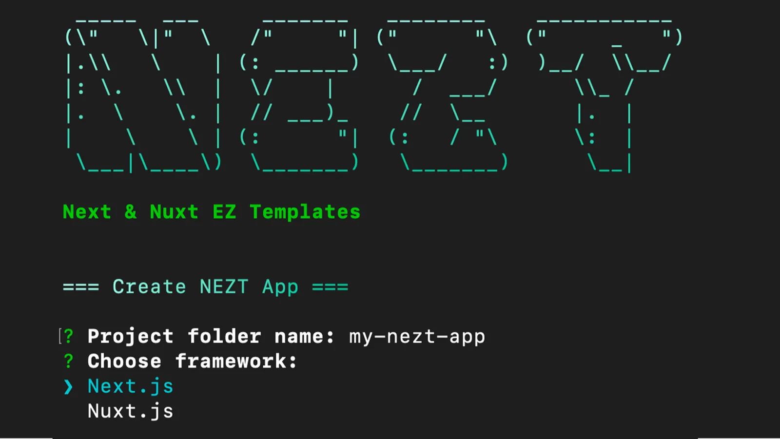 NEZT CLI